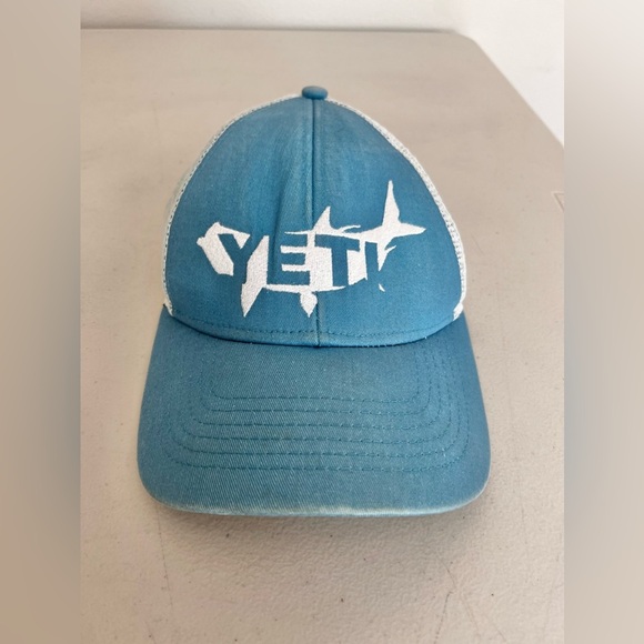 Yeti Tarpon Trucker Hat Snap Back Mesh Unisex Adjustable - Picture 2 of 5
